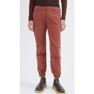 GUC Nili Lotan cropped military trousers henna color